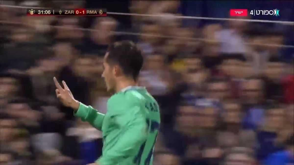 گل دوم رئال مادرید به زاراگوزا (لوکاس واسکوئز)