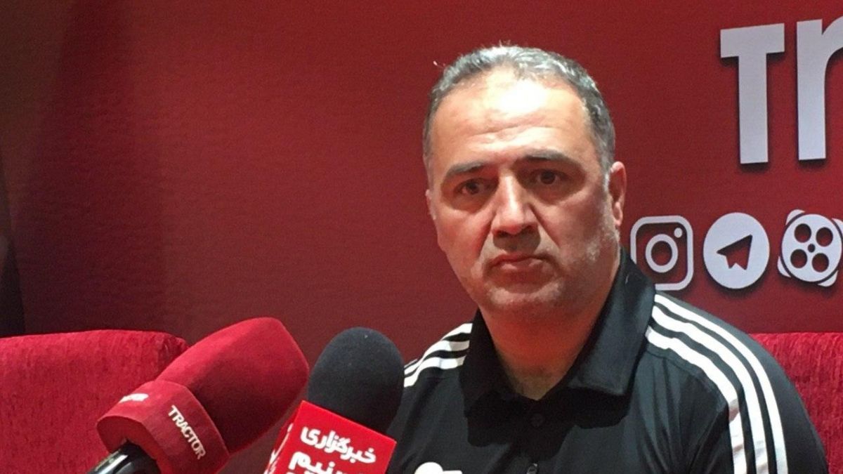 اختصاصی/ کنفرانس خبری علیرضا پژمان مربی تراکتور پیش از تقابل با ذوب آهن