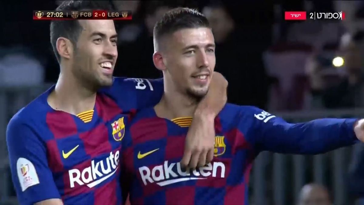 گل دوم بارسلونا به لگانس (لنگلت)
