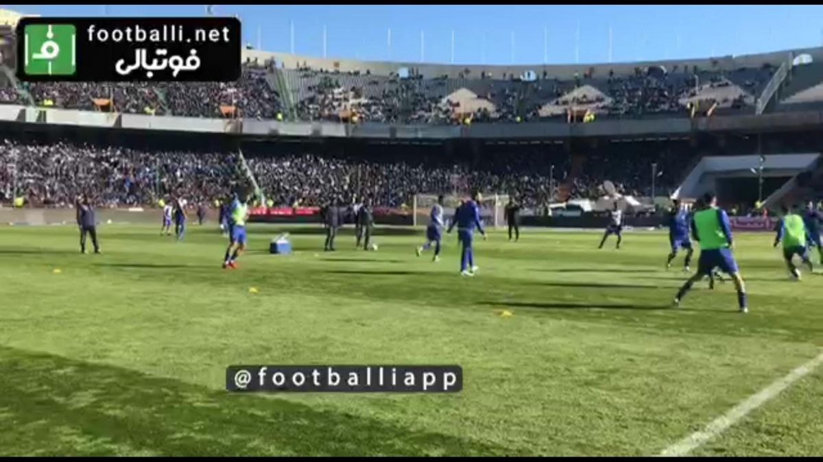 اختصاصی/ گرم گردن دو تيم پرسپوليس و استقلال