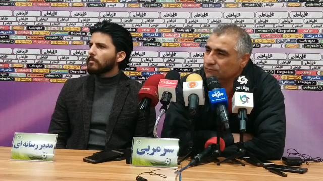 اختصاصی/ کنفرانس خبری ساکت الهامی بعد از بازی گل گهر - تراکتور