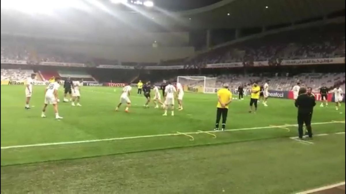 اختصاصی/ آخرین تمرین سپاهان پیش از مصاف با العین در ورزشگاه هزاع بن زاید