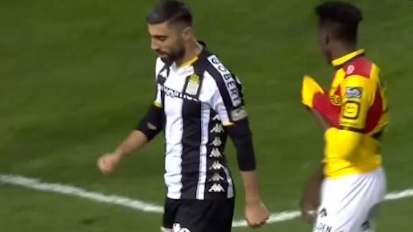 پاس گل کاوه رضایی در بازی شارلروا مقابل میشلن