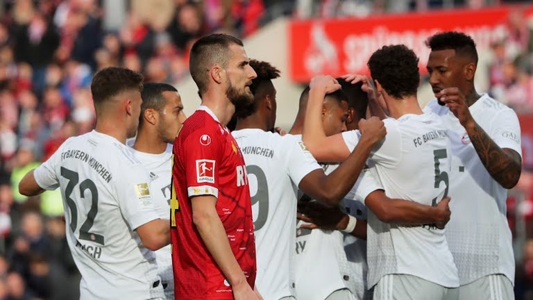 گل سوم بایرن مونیخ به کلن (سرژ گنابری)