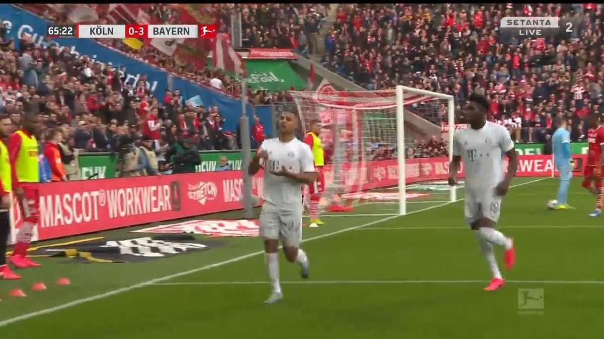 گل چهارم بایرن مونیخ به کلن (دبل سرژ گنابری)