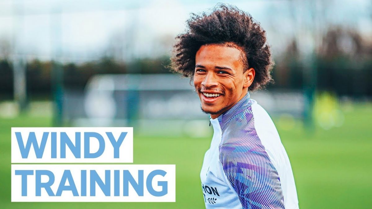 تمرینات شوت زنی تیم منچستر سیتی برای تقابل با وستهام