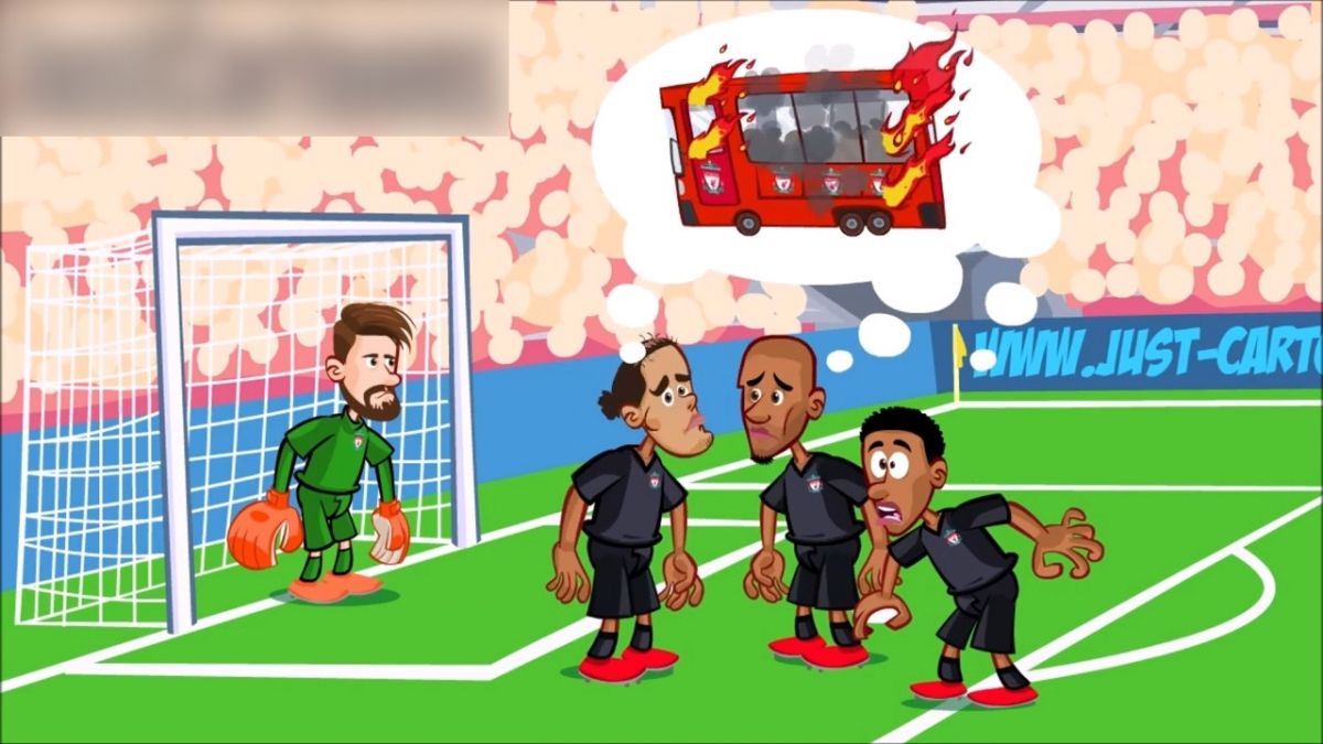 انیمیشن طنز بازی اتلتیکومادرید 1-0 لیورپول