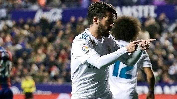 گلهای ایسکو در سه بازی اخیر رئال مادرید در خانه لوانته