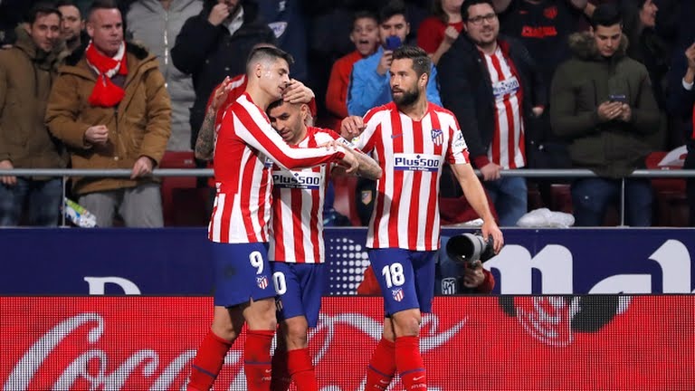 گل اول اتلتیکو مادرید به ویارئال (آنخل کوره آ)