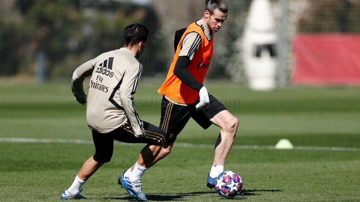 تمرین رئال مادرید باری تقابل با منچستر سیتی