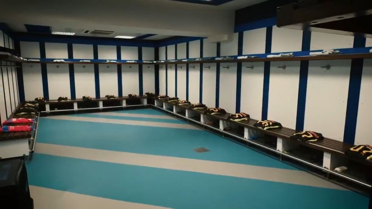 رختکن منچستر سیتی پیش از تقابل با رئال مادرید