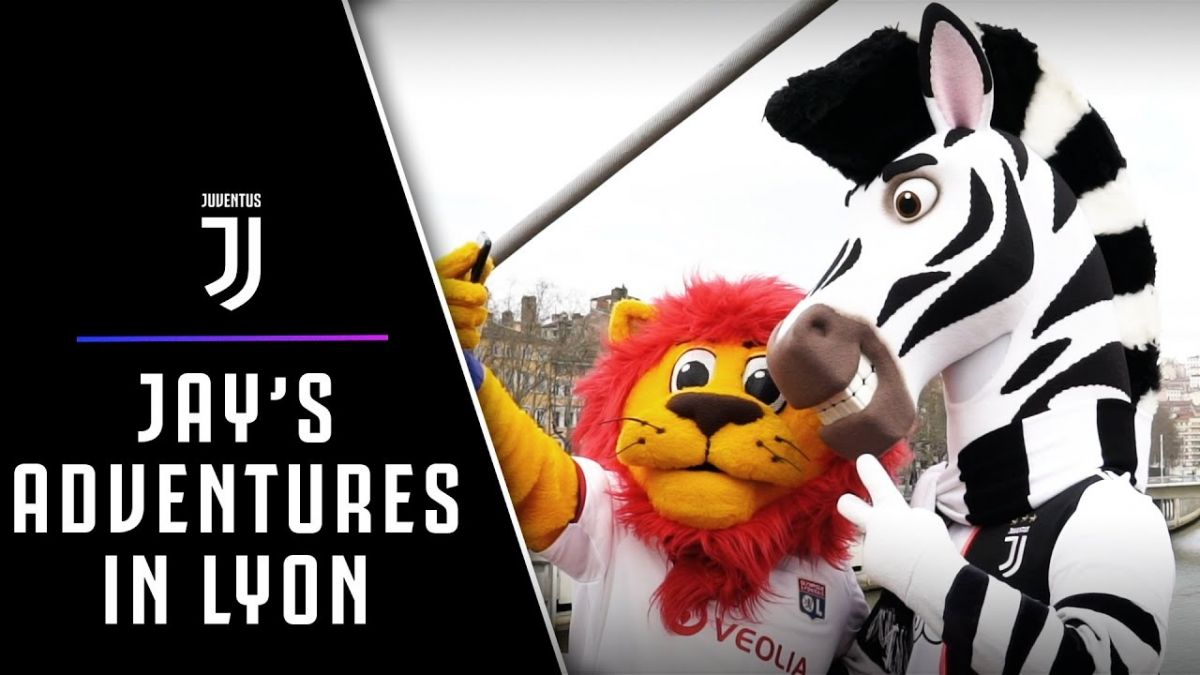 گشت و گذار نماد یوونتوس در شهر لیون