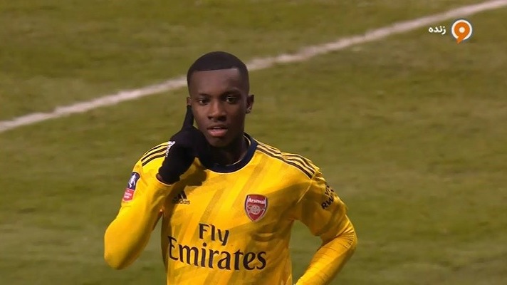 گل دوم آرسنال به پورتسموث (انکتیا)