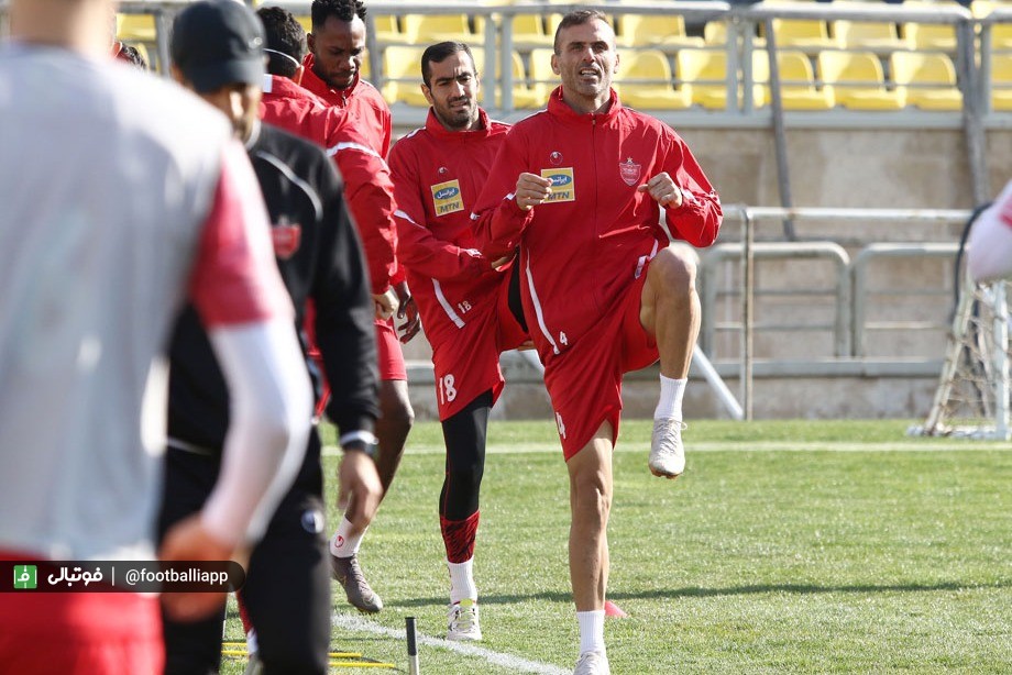 گزارش تصویری تمرین چهارشنبه پرسپولیس - 14 اسفند 1398