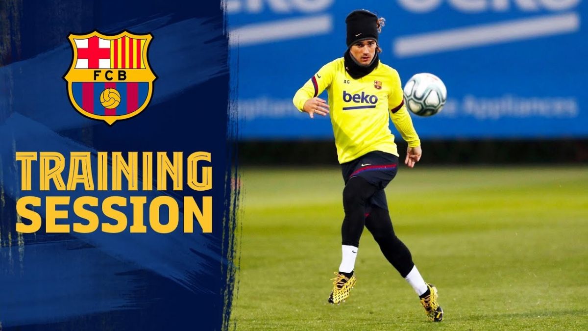 تمرین بارسلونا برای تقابل با سوسیداد