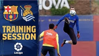 تمرین امروز بارسلونا (16 اسفند)