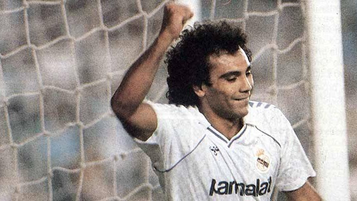 سوپرگل هوگو سانچز بازیکن اسبق رئال مادرید مقابل بتیس در فصل 1986-87