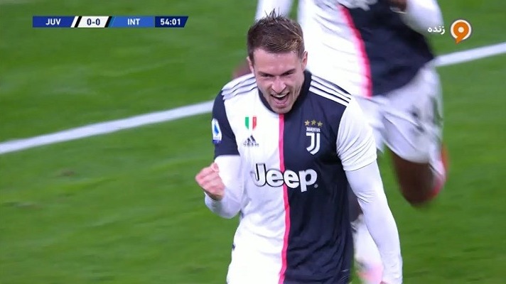 گل اول یوونتوس به اینتر (رمزی)