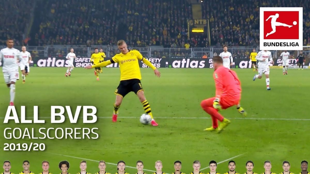 گلزنی 17 بازیکن دورتموند در فصل 2019-2020