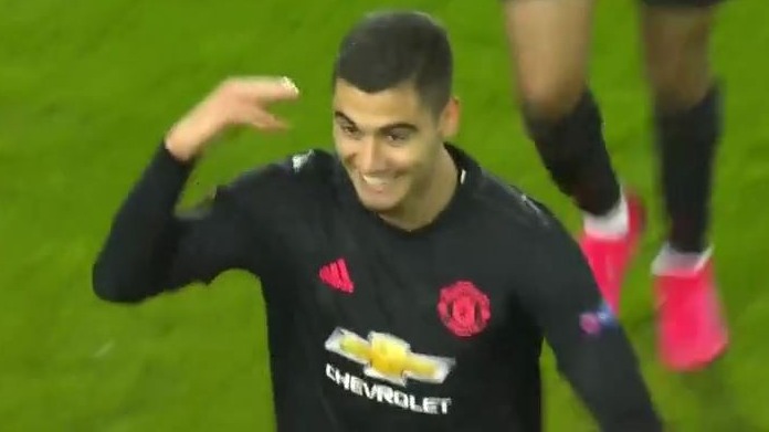 گل پنجم منچستر یونایتد به لاسک (آندریاس پریرا)