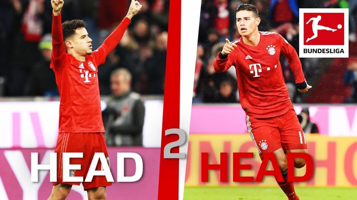 مقایسه عملکرد جیمز رودریگز و کوتینیو در بایرن مونیخ