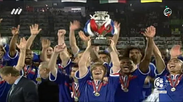 دیدار ایتالیا و فرانسه در فینال یورو 2000 با گزارش جواد خیابانی