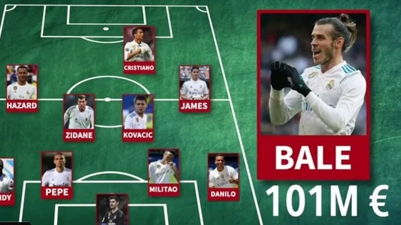 تیم منتخب از گرانترین بازیکنان تاریخ رئال مادرید