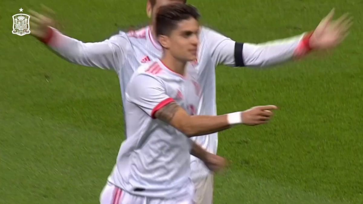 اولین گل مارک بارترا برای تیم ملی اسپانیا