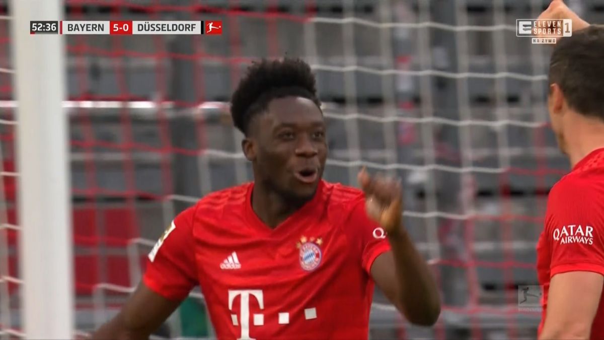 گل پنجم بایرن مونیخ به دوسلدورف (دیویس)
