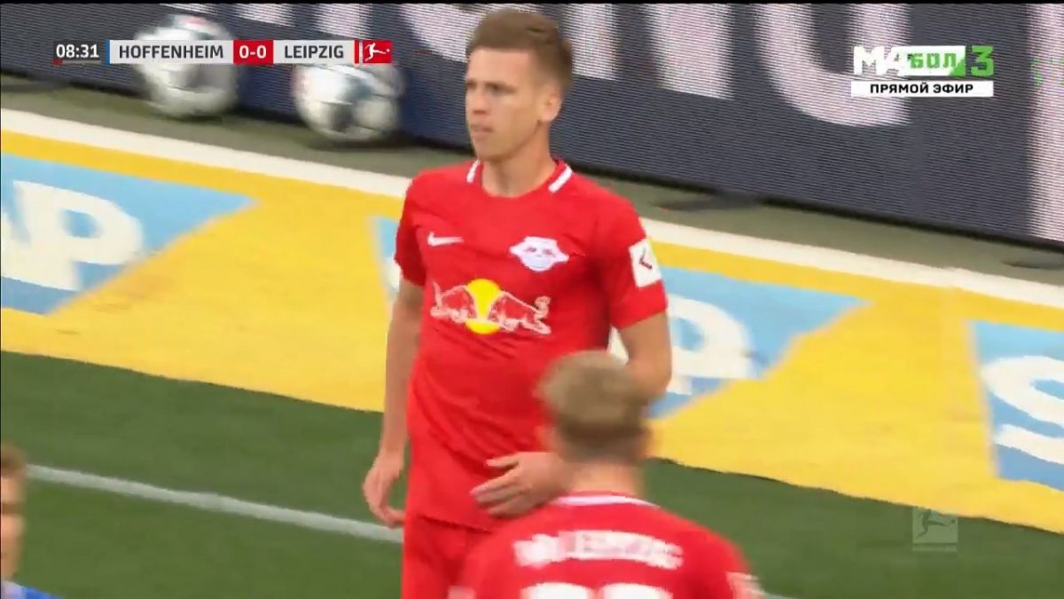 گل اول آربی لایپزیش به هوفنهایم (اولمو)