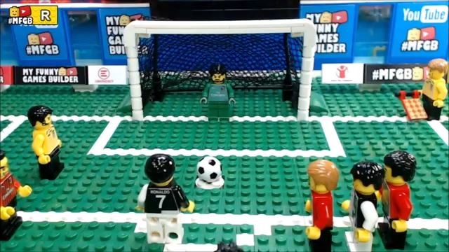 شبیه سازی بازی یوونتوس 0-0 میلان با عروسک لگو