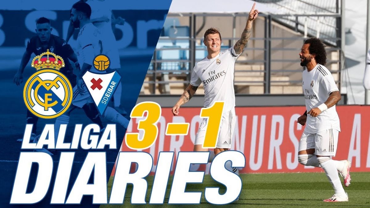 بازی رئال مادرید 3-1 ایبار از نگاه دوربین رئالی ها