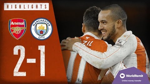 خلاصه بازی جذاب آرسنال 2-1 منچستر سیتی (30 آذر 1394)