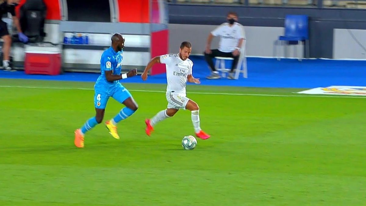 عملکرد ادن هازارد در بازی رئال مادرید 3-0 والنسیا