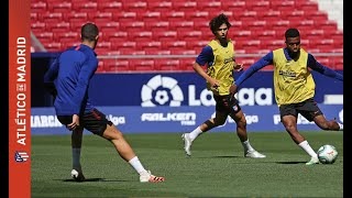 تمرین اتلتیکو مادرید پس از برتری پرگل برابر اوساسونا