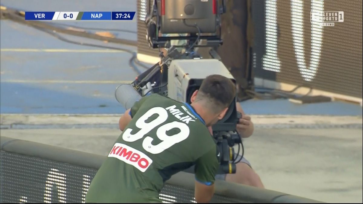 گل اول ناپولی به هلاس ورونا (میلیک)