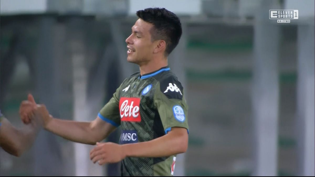 گل دوم ناپولی به هلاس ورونا (لوزانو)