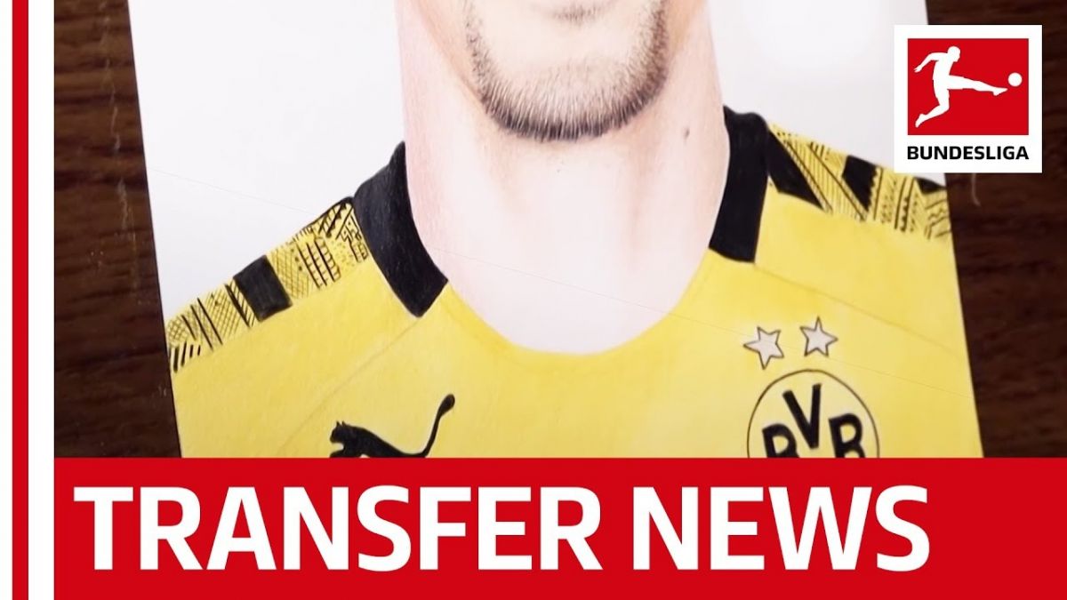 نقاشی زیبا از توماس مونیر بازیکن جدید دورتموند