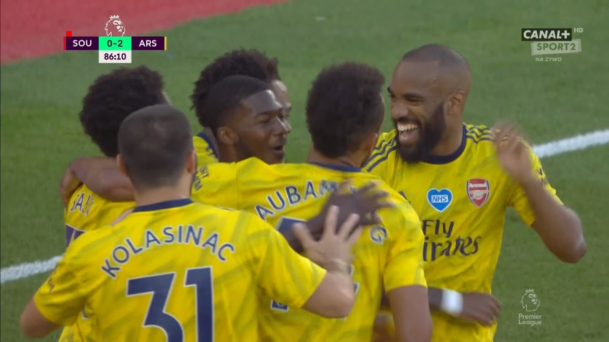 گل دوم آرسنال به ساوتهمپتون (ویلوک)