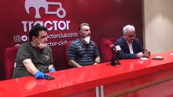 کنفرانس خبری محمود فکری پیش از بازی مقابل تراکتور