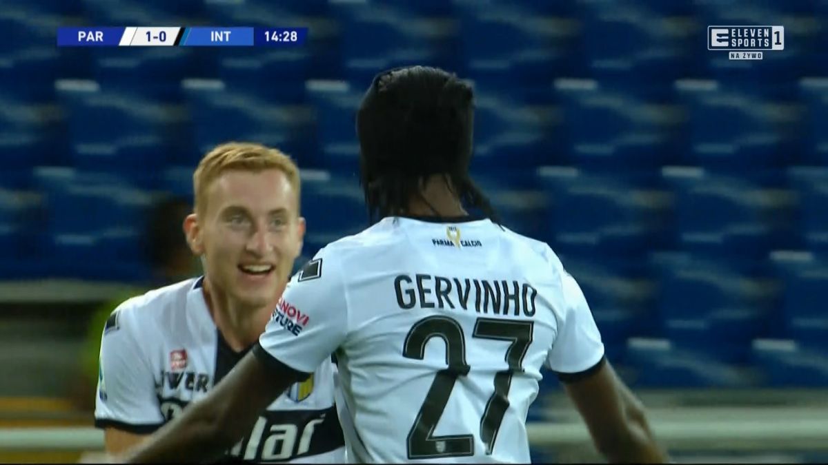 گل اول پارما به اینتر (ژروینیو)