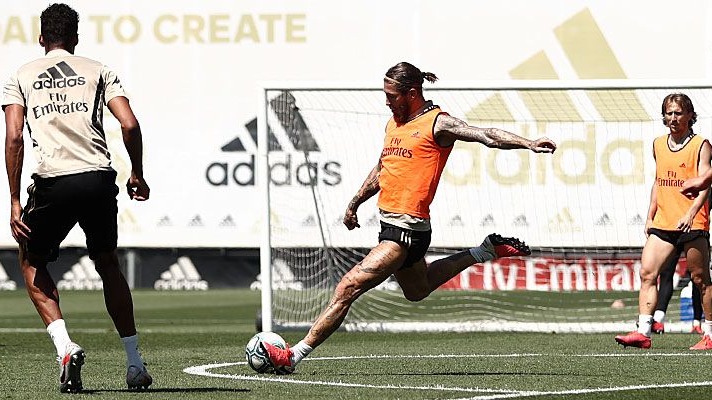 تمرین رئال مادرید برای تقابل با ختافه