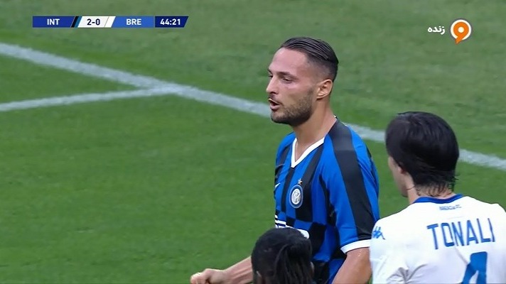 گل سوم اینتر به برشا (دی آمبروزیو)