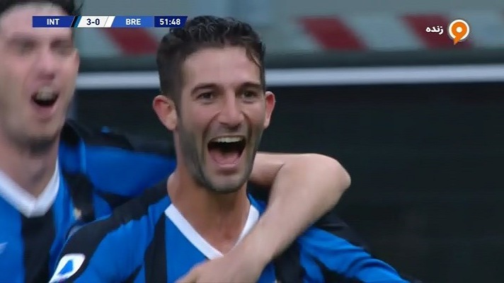 گل چهارم اینتر به برشا (گالیاردینی)