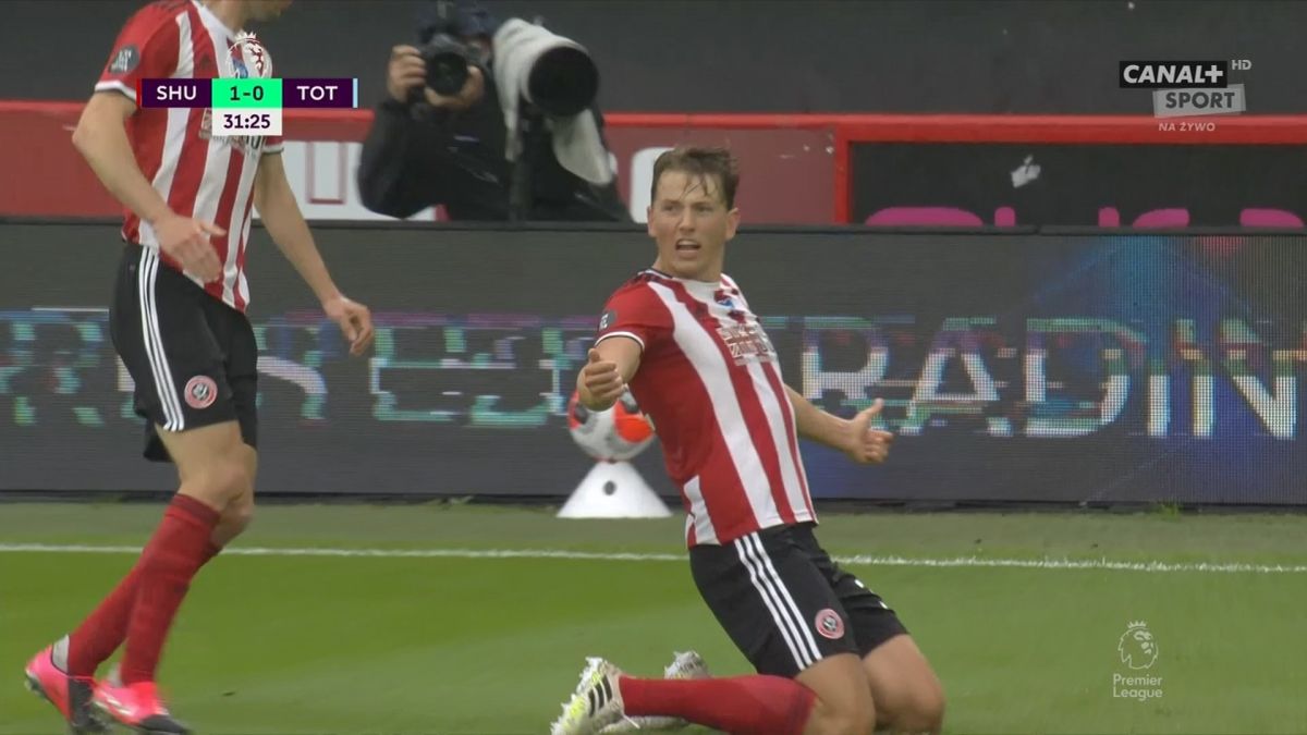 گل اول شفیلد یونایتد به تاتنهام (ساندر برگ)