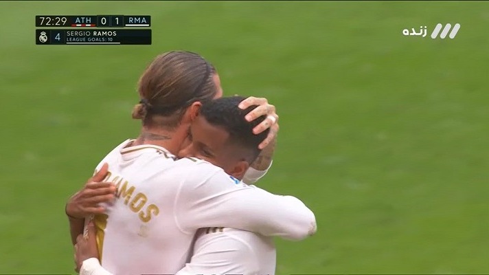 گل اول رئال مادرید به اتلتیک بیلبائو (راموس - پنالتی)