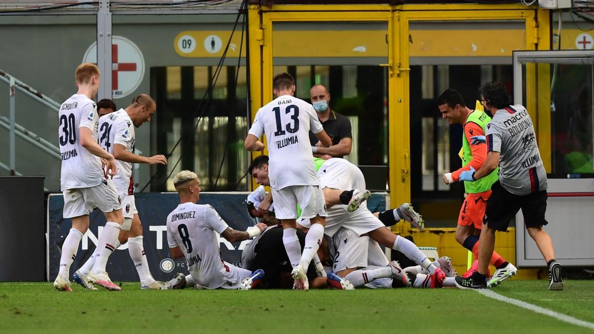 خلاصه بازی اینتر 1-2 بولونیا