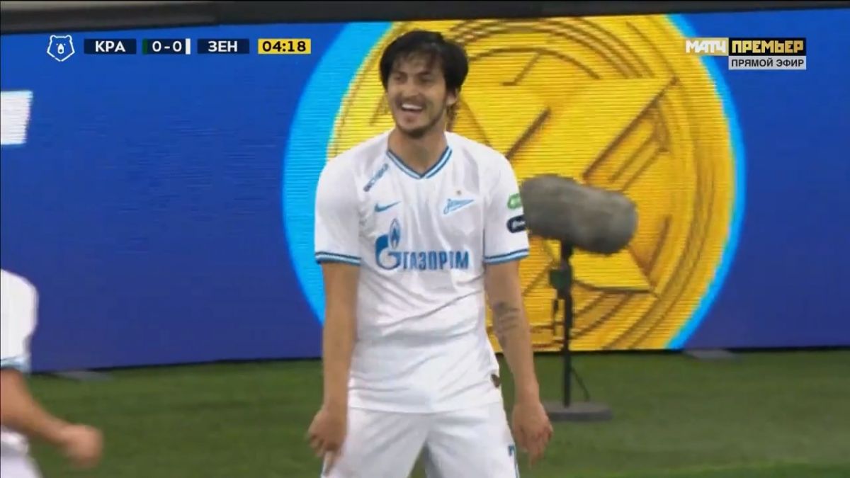 گل اول زنیت به کراسنودار توسط سردار آزمون