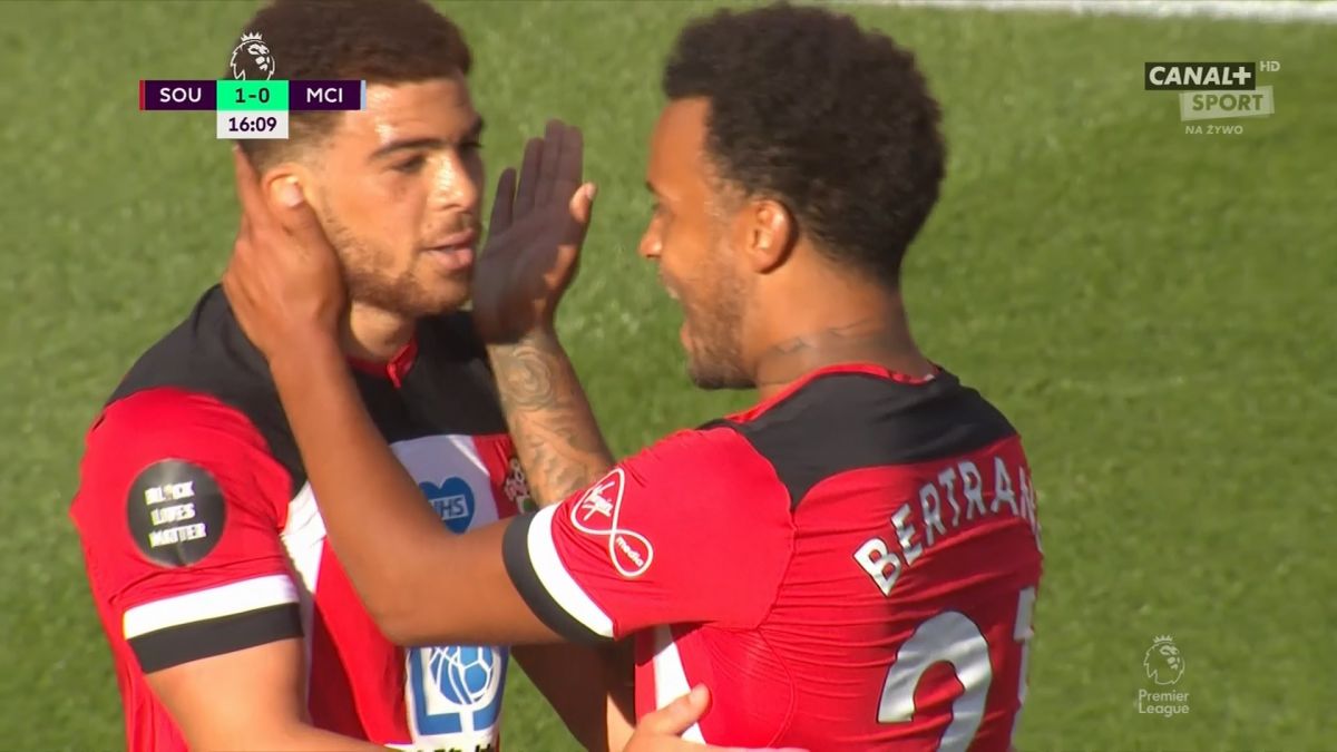 گل اول ساوتهمپتون به منچسترسیتی (ضربه زیبای آدامز)