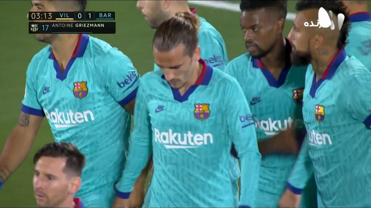 گل اول بارسلونا به ویارئال (گل به خودی پائو تورس)